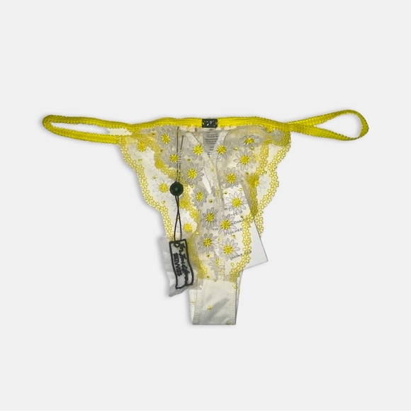 Lemon Drop Cheeky Panty For Love & Lemons Skivvies NWT Medium - Picture 3 of 5